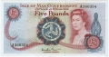 Isle Of Man 5 Pounds, from 1975